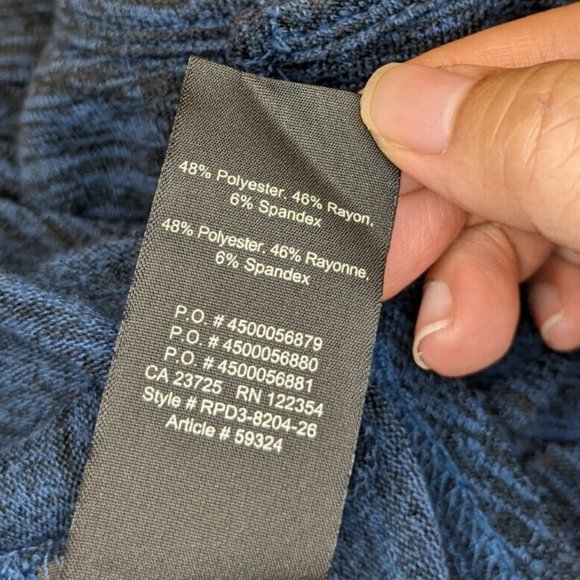 Aritzia Golden by TNA McCulley Knit Tank Dress In Heathered Blue Size M - Picture 11 of 12